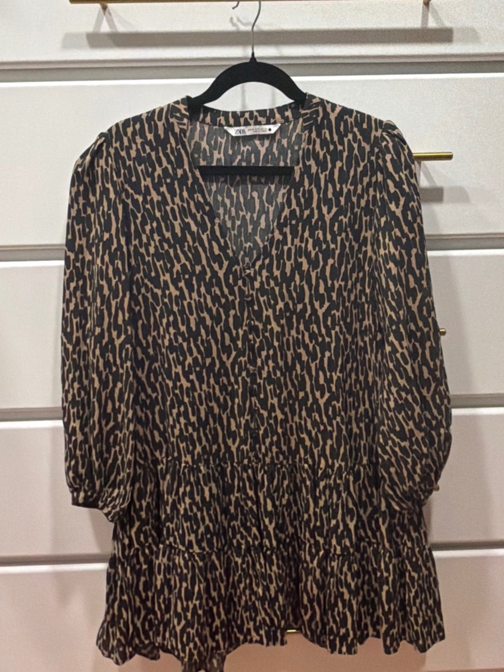 Zara Cheetah Print Mini Dress